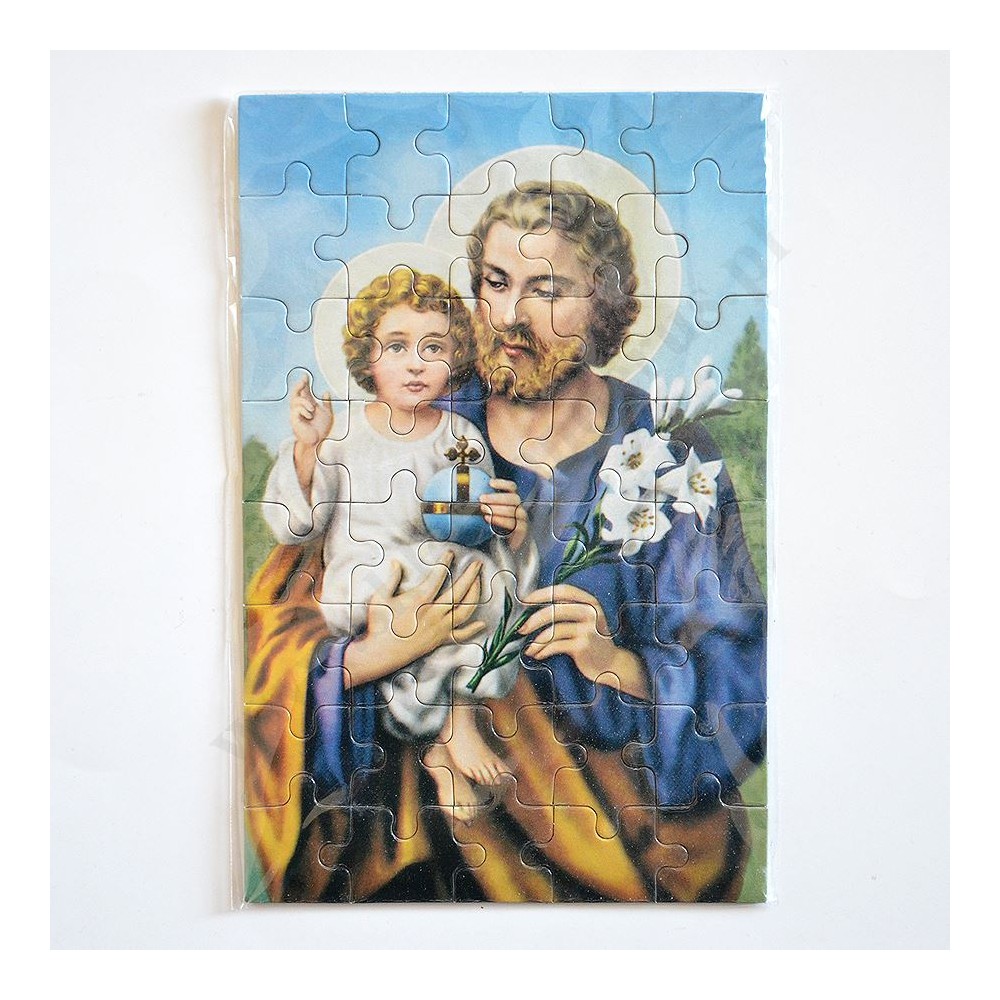 ŚWIĘTY JÓZEF - PUZZLE 13 x 20 cm - 40 ELEMENTÓW - 72704