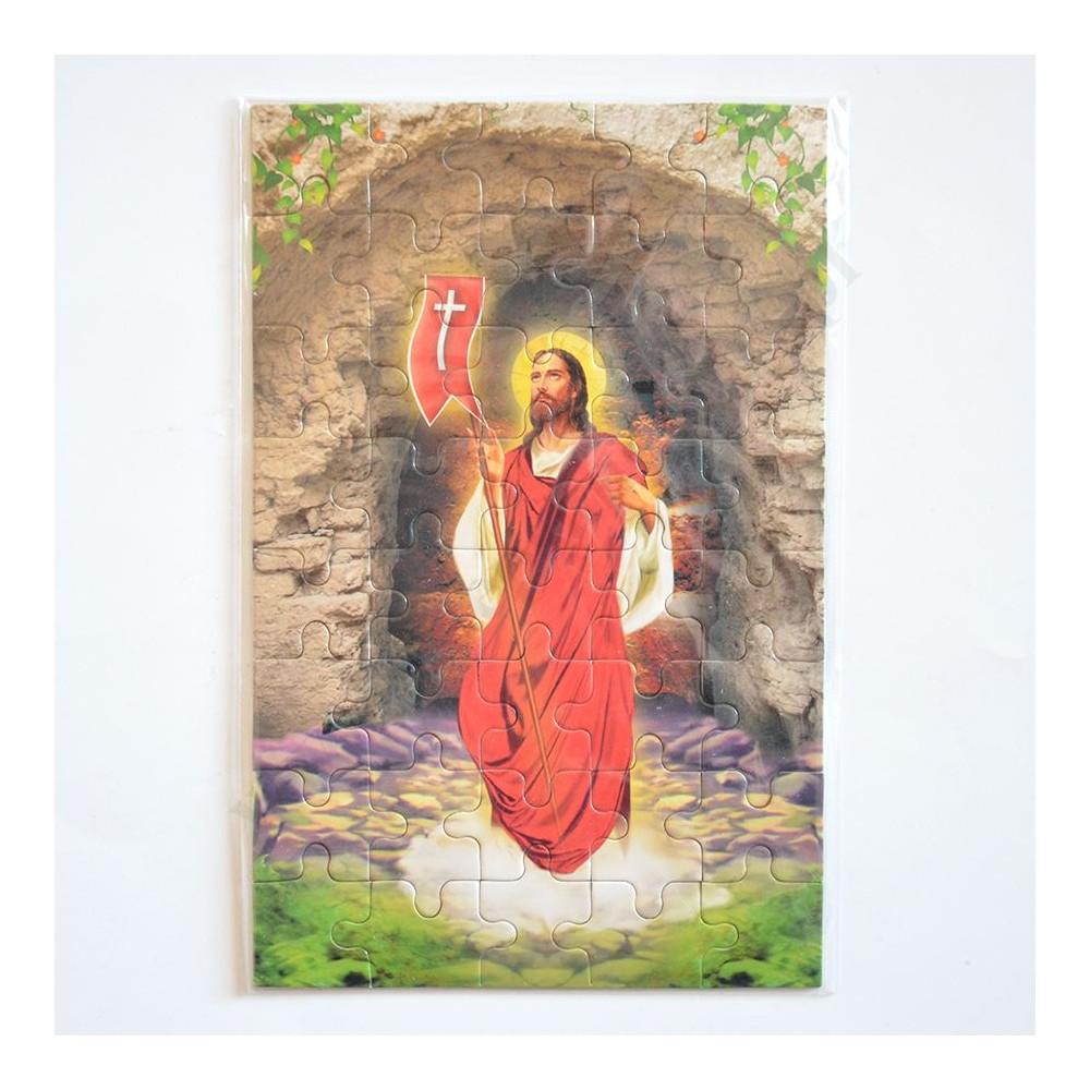 PAN JEZUS ZMARTWYCHWSTAŁY - PUZZLE 13 x 20 cm - 40 ELEMENTÓW - 72695