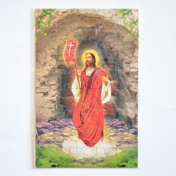 PAN JEZUS ZMARTWYCHWSTAŁY - PUZZLE 13 x 20 cm - 40 ELEMENTÓW - 72695