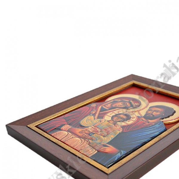 ŚWIĘTA RODZINA - ceramika żywiczna w ramie 21.4 x 28.2 cm - 82653