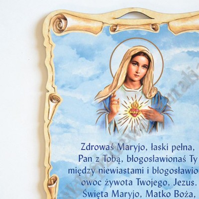 SERCE MATKI BOŻEJ - obrazek 16 x 22 cm - 4981