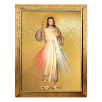 JEZU UFAM TOBIE - obraz w ramie 23 x 29 cm - 79326