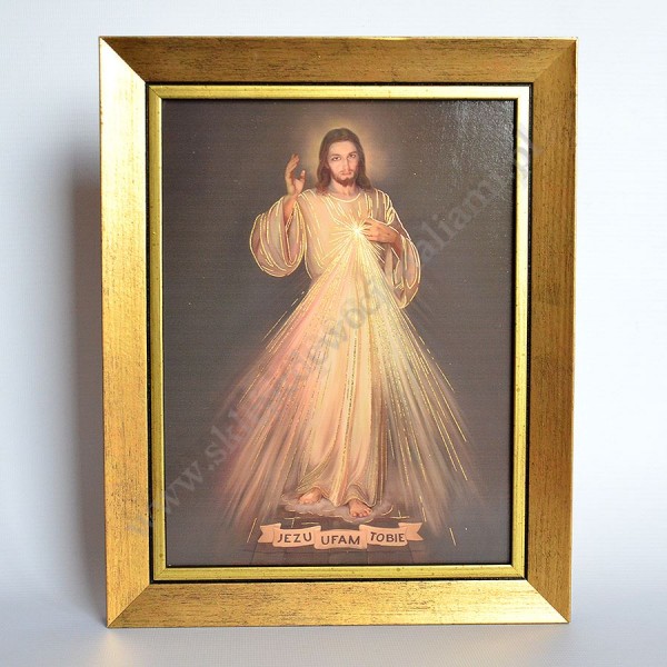 JEZU UFAM TOBIE - obraz 23.2 x 29 cm - 89472
