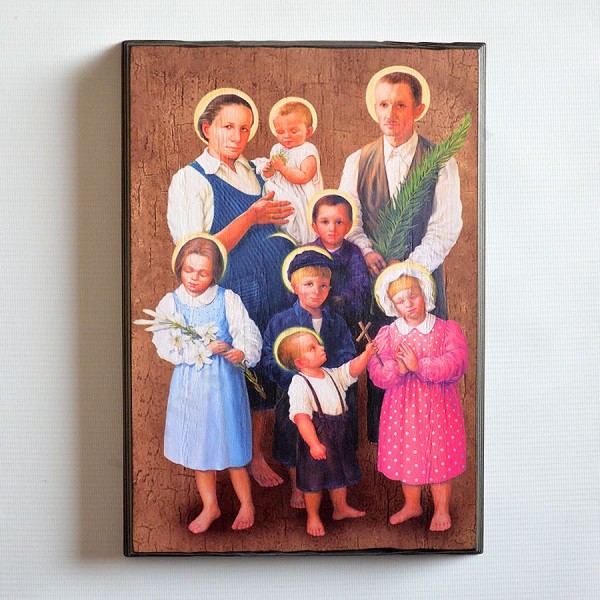 BŁ.RODZINA ULMÓW - ikona 21 x 30 cm - 75734