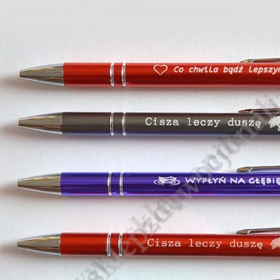 DŁUGOPIS METALOWY Z GRAWEREM 0490