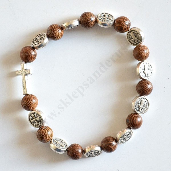 BRANSOLETKA WENGE BENEDYKT - 6333