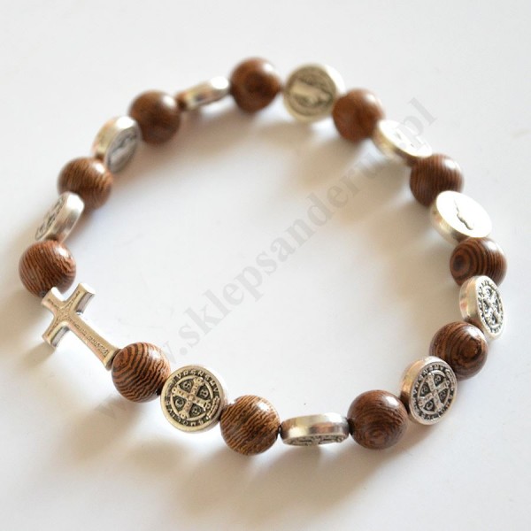 BRANSOLETKA WENGE BENEDYKT - 6333