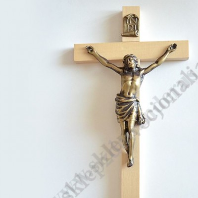 KRZYŻ DREWNIANY - wys. 54 cm - 3625