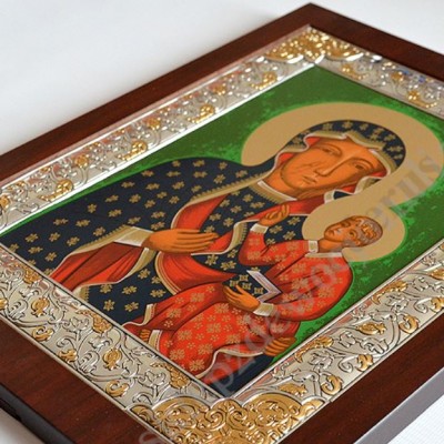 MATKA BOŻA CZĘSTOCHOWSKA - ikona 27 x 34 cm - 0687