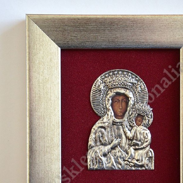 MATKA BOŻA CZĘSTOCHOWSKA - format 14.7 x 16.5 cm - 0104