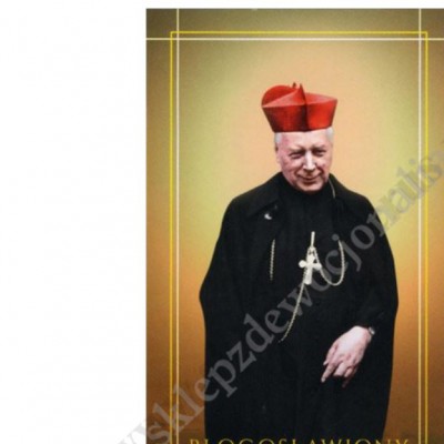 BŁ. KARD. STEFAN WYSZYŃSKI - obrazek 7 x 13 cm - paczka 100 szt. - 4836