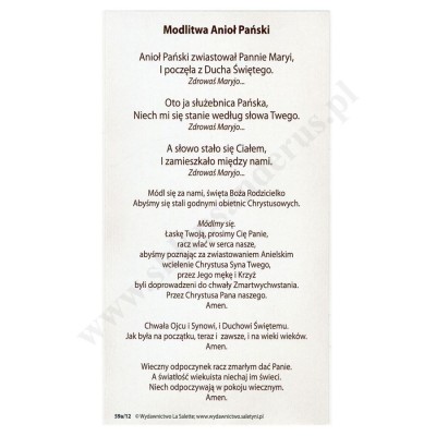 MATKA BOŻA Z DZIECIĄTKIEM - obrazek 7 x 13 cm - paczka 100 szt. - 79261