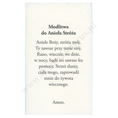 ANIOŁ STRÓŻ Z DZIEĆMI - format 6.5 x 11 cm - paczka 100 szt. - 50107