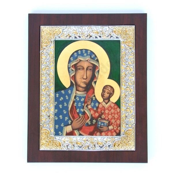 MATKA BOŻA CZĘSTOCHOWSKA - ikona 20 x 25 cm - 82711 MATKA BOŻA CZĘSTOCHOWSKA - ikona 20 x 25 cm - 82711