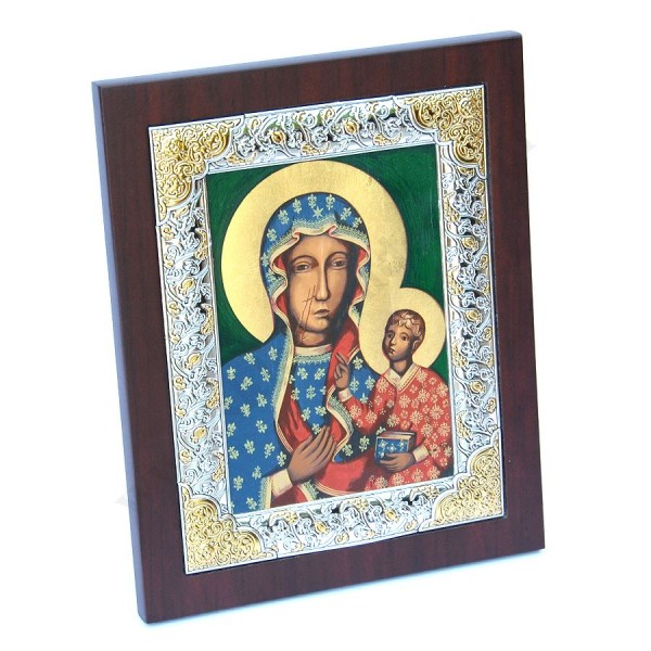 MATKA BOŻA CZĘSTOCHOWSKA - ikona 20 x 25 cm - 82711 MATKA BOŻA CZĘSTOCHOWSKA - ikona 20 x 25 cm - 82711