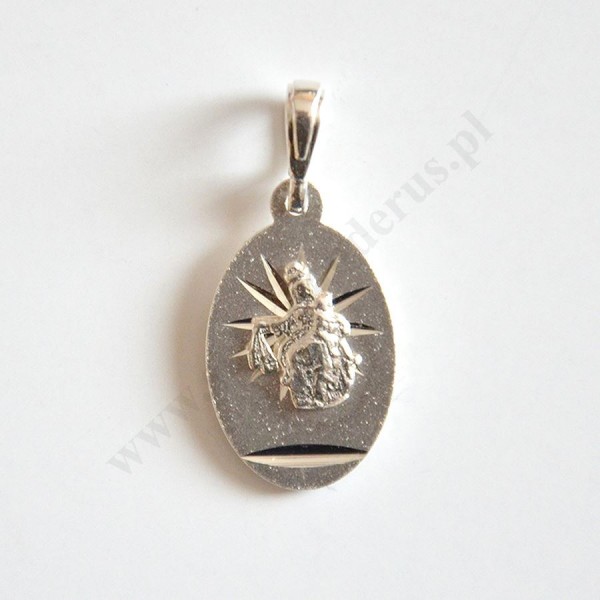 MEDALIK MATKI BOŻEJ SZKAPLERZNEJ - SERCE PANA JEZUSA - wys. 2.9 cm - 81433