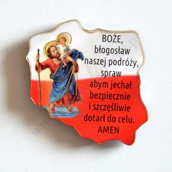 PLAKIETKA ŚW.KRZYSZTOFA - 66471