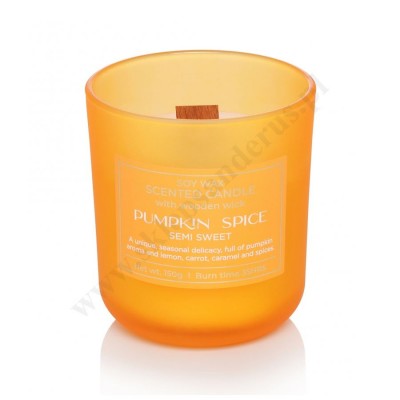 PUMPKIN SPICE - ŚWIECA ZAPACHOWA W SZKLE - ZAPACH SEMI SWEET  LUB SEMI DRY - 5162