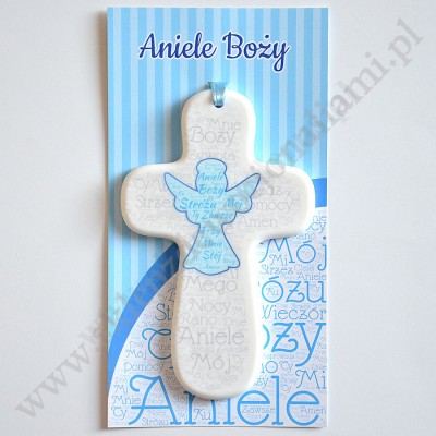 KRZYŻ - ANIOŁ STRÓŻ - wys. 14.8 cm - 87954
