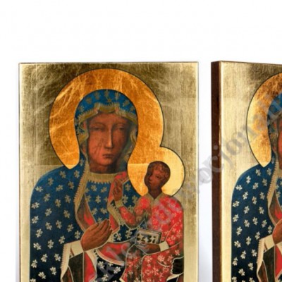 MATKA BOŻA CZĘSTOCHOWSKA - IKONA - 17 cm x 23 cm
