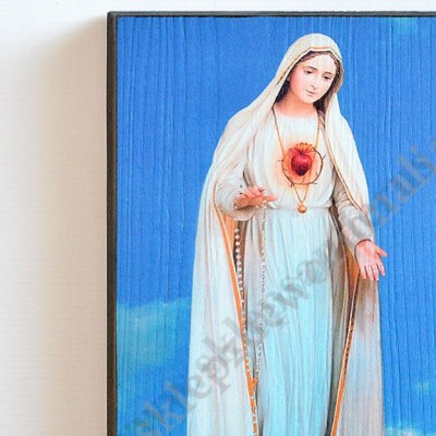 MATKA BOŻA FATIMSKA - ikona 19.2 x 29.8 cm - 51233