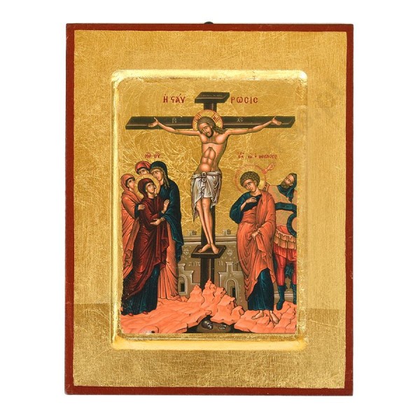UKRZYŻOWANIE PANA JEZUSA - ikona 14 x 18 cm - 74693