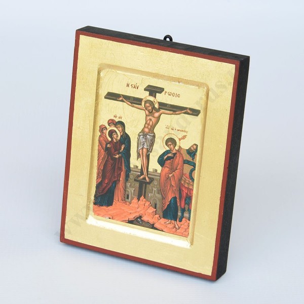 UKRZYŻOWANIE PANA JEZUSA - ikona 14 x 18 cm - 74693