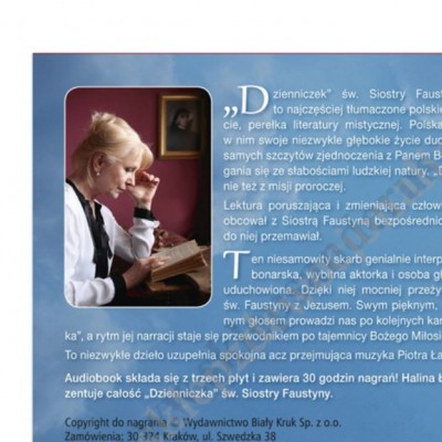 DZIENNICZEK ŚW. SIOSTRY FAUSTYNY - AUDIOBOOK - 81378