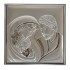 ŚWIĘTA RODZINA - OBRAZEK SREBRNY 12 x 12 cm - 6766/2X
