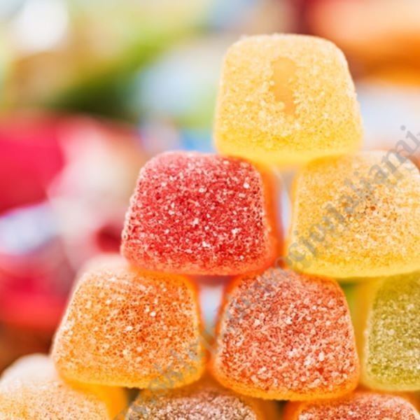 BOGUCHWAŁKI - galaretki w cukrze z sokiem malinowym - 300g - 8679