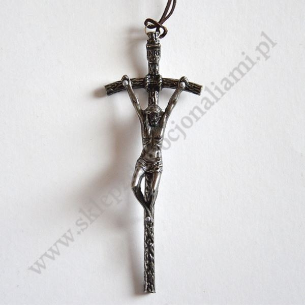 KRZYŻYK PAPIESKI DO BIERZMOWANIA - NIKIEL -  8306