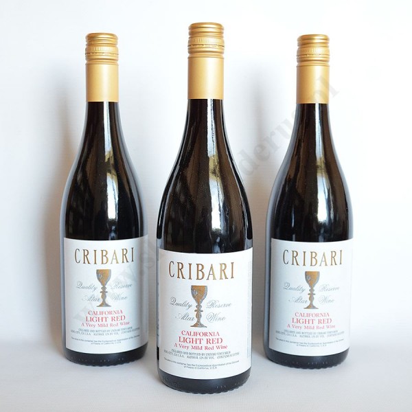 CRIBARI CALIFORNIA LIGHT RED - wino mszalne - czerwone słodkie