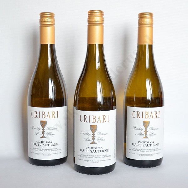CRIBARI CALIFORNIA HAUT SAUTERNE - wino mszalne - białe półwytrawne