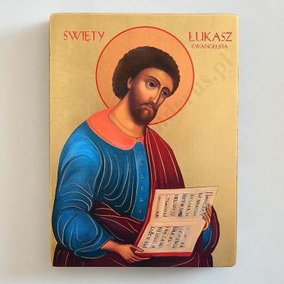 ŚW. ŁUKASZ EWANGELISTA - ikona 17 x 23 cm - 3064-E