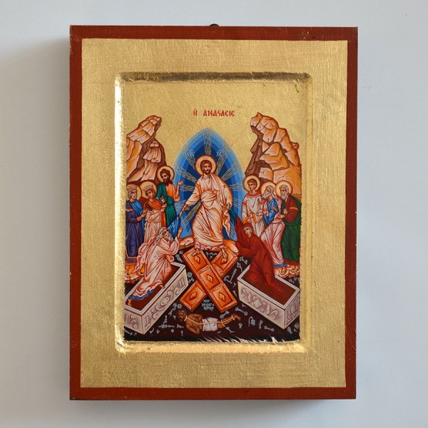 ZMARTWYCHWSTANIE PANA JEZUSA - ikona 14 x 18 cm - 51453