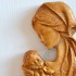 MATKA BOŻA Z DZIECIĄTKIEM - płaskorzeźba - wys. 13.4 cm - 6018