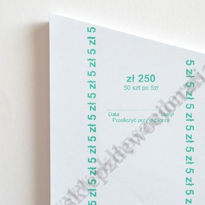 FORMATKA DO BILONU - 5 ZŁ - KPL.100 szt. - 79336