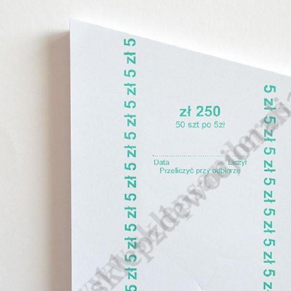 FORMATKA DO BILONU - 5 ZŁ - KPL.100 szt. - 79336