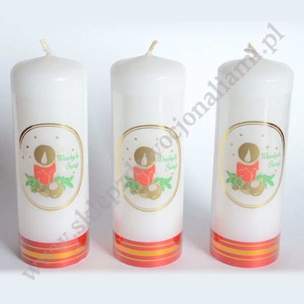 ŚWIECA BOŻE NARODZENIE - wys.14 cm