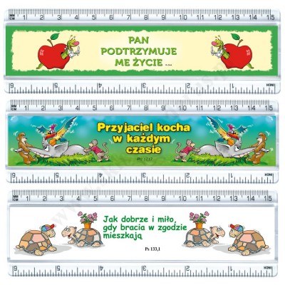 LINIJKA RELIGIJNA - mix wzorów - 70018