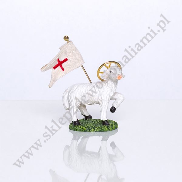 BARANEK WIELKANOCNY STOJĄCY - wys. 4 cm - 69579
