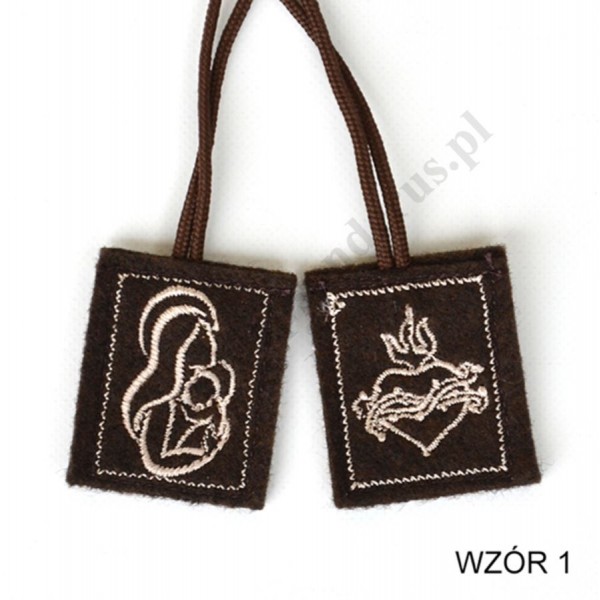 SZKAPLERZ KARMELITAŃSKI - dwa wzory - 61595