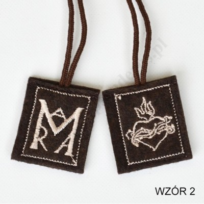 SZKAPLERZ KARMELITAŃSKI - dwa wzory - 61595