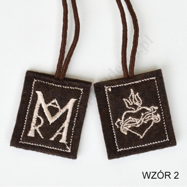 SZKAPLERZ KARMELITAŃSKI - dwa wzory - 61595
