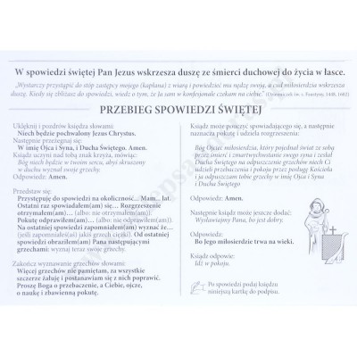 DRUK SPOWIEDŹ - format C6 - paczka 25 szt - 68679