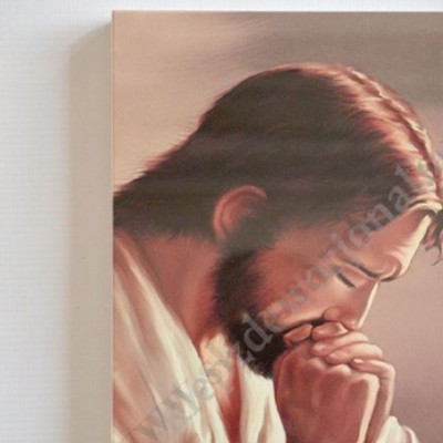 PAN JEZUS MODLĄCY - obraz 26 x 43 cm - 86868
