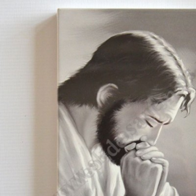 PAN JEZUS MODLĄCY - obraz 18 x 27 cm - 90407