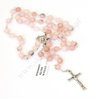 RÓŻANIEC OPAL RÓŻOWY - 47498