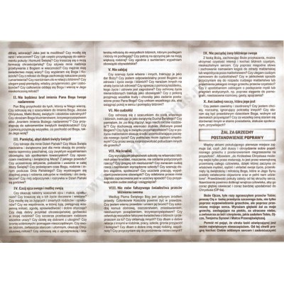 ABY POJEDNAĆ SIĘ Z BOGIEM - rachunek sumienia - format rozkładany 9.8 x 21 cm - paczka 25 szt. - 8297