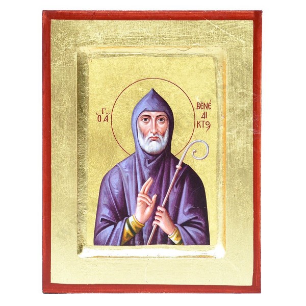ŚWIĘTY BENEDYKT - ikona 14 x 18 cm - 91020